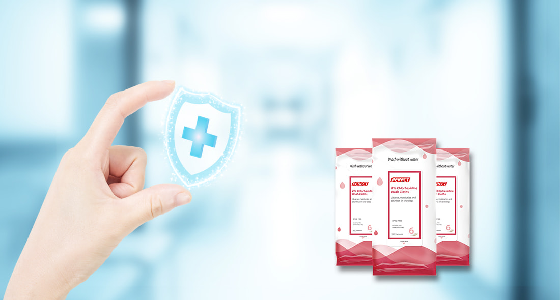 2% Chlorhexidine Wash Cloths