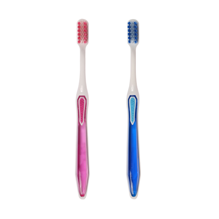 #563 Silicone Diamond Charcoal Toothbrush